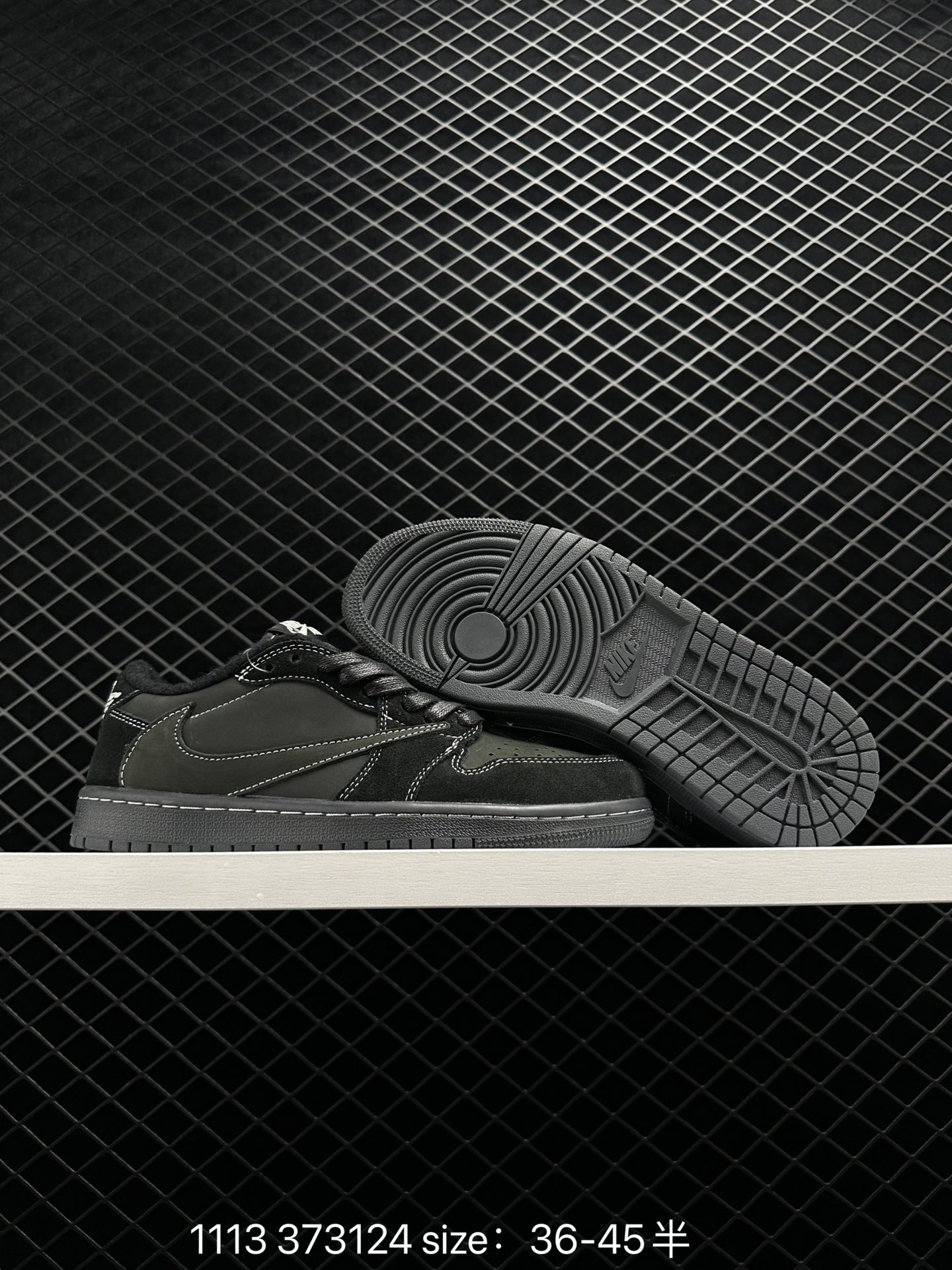 Travis Scott x Air Jordan 1 Low OG “Black Phantom